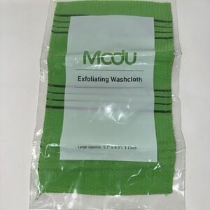 Modi Exfoliating Washcloth‎ Lime Green New In Package
